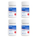 Büyük FeroSul - Ferrous Sulfate 325 mg Tabletler - Kadınlar ve Erkekler için Demir Supplement - Özel olarak Easy-to-Sw Tabletleri - Red - 100 Kont (4 Kont Pack)