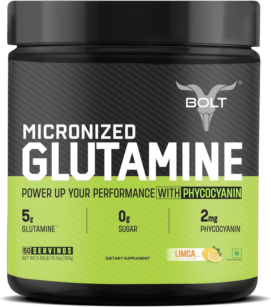 Micronized Glutamine Toz (50 Hizmet, Limca Lime)