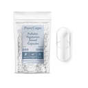 PureCaps USA - Boş Vejetaryen Vegan Pullulan Pill Capsules Boyut 000 | Katılılmış Pills| Clear| Non-GMO sertifikalı | SLS, Gluten, Preservative Free Free