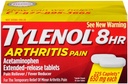 Tylenol 8 Hour Arthritis Pain Reliever Ateşi Genişletilmiş Yayın Caplet, 225 Kont