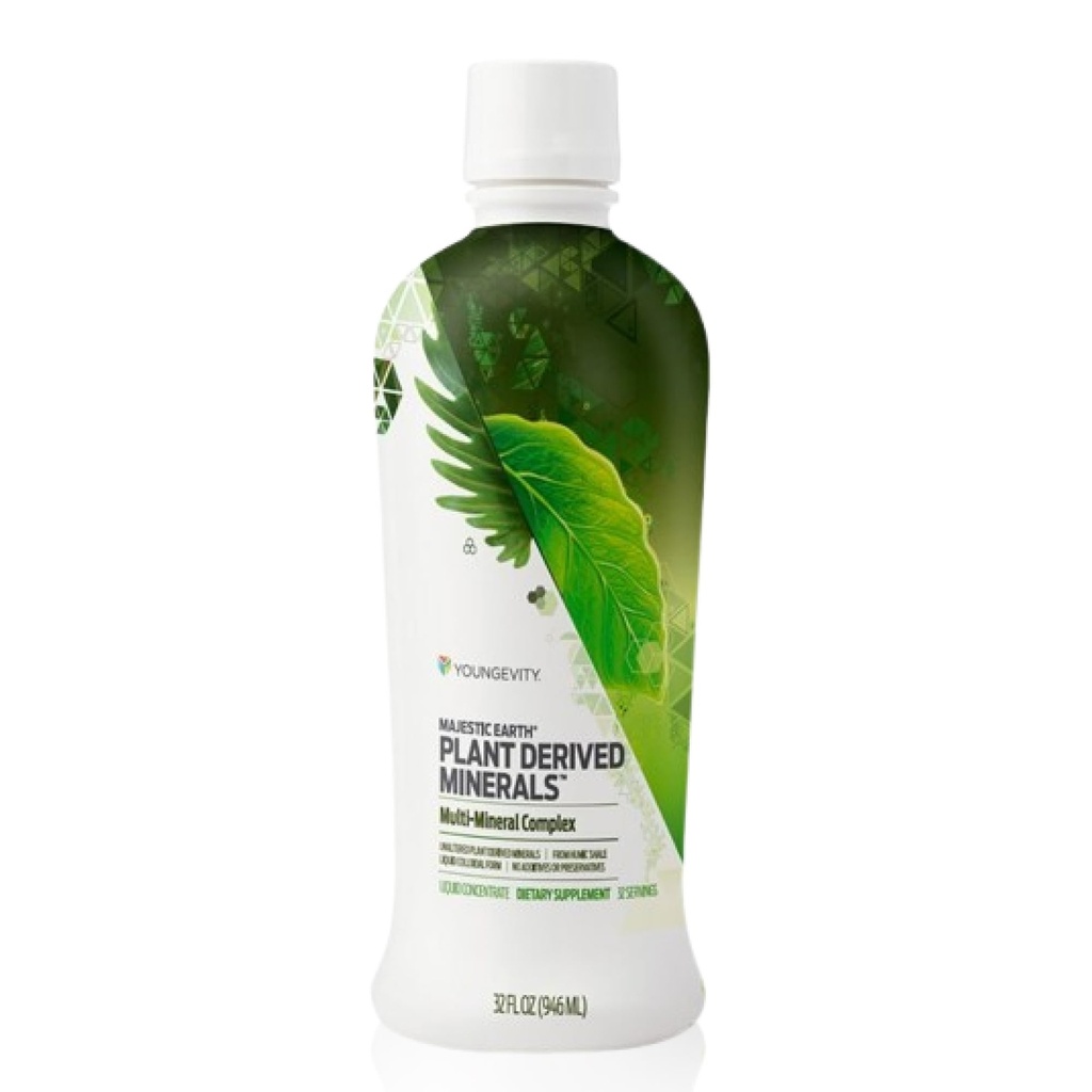 Youngevity Plant Derived Minerals Multi-Mineral Kompleksi | Humic Shale | Sıvı Colloidal Form | 32 Hizmet (32 Akışı 1))