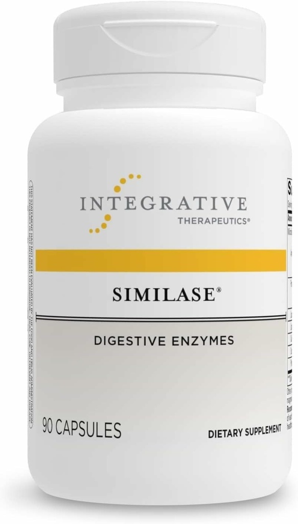 Bütünleştirici Tedaviler Similase - Yetişkinler için Enzyme Supplement - Nutrients'in Destek ve Assimilasyon* - Süt-Free & Vegan - 90 Kont (45 Hizmet)