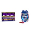 GoodSense Omeprazole Tabletleri 14 Kont (3 Pack) ve TUMS Chewy Bites Antacid Tabletleri 60 Kont
