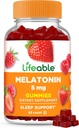 Lifeable Melatonin 5 mg Gummies | Great Tasting Sleep Supplement for Yetişkinler | May Help Falling and stay Asleep | Vegetarian Sleep Gummies for Yetişkinler, Men, Women | 60 Melatonin Gummies 5mg