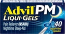 Advil PM Pain Reliever and Nighttime Sleep Aid, Pain Medicine with Ibuprofen for Pain Relief and Diphenhydramine Citrate for a Sleep Aid - 40 Coated Caplets