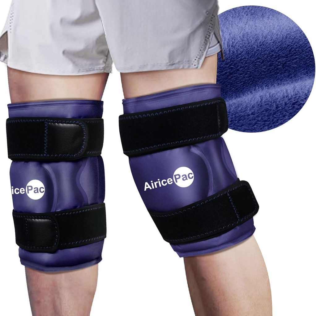 Diz Ağrısı Yardımı için 2 Buz Paketi, Injuries, Swelling, Diz Değiştirme Cerrahisi, Arthritis, Meniscus Tear ve ACL, Blue