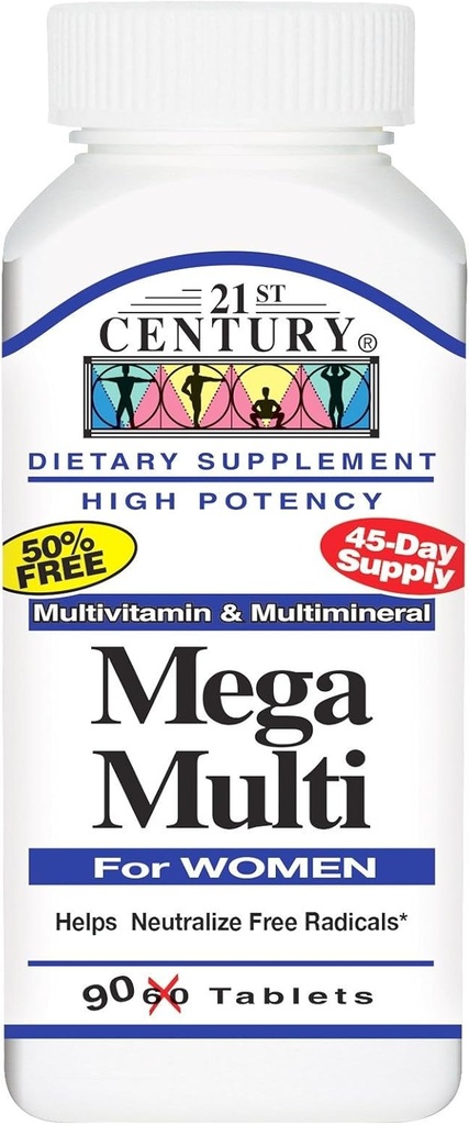 21. Yüzyıl Mega Kadınlar için Çok, 90 Tabs