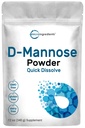 Mikro Malzemeler D Mannose Toz, Pure Mannose Supplement, Hızlı Su ►, Destek Urinary Tract Cleanse & Bladder Health, Premium Mannose for Women and Men, Vegan Friendly.