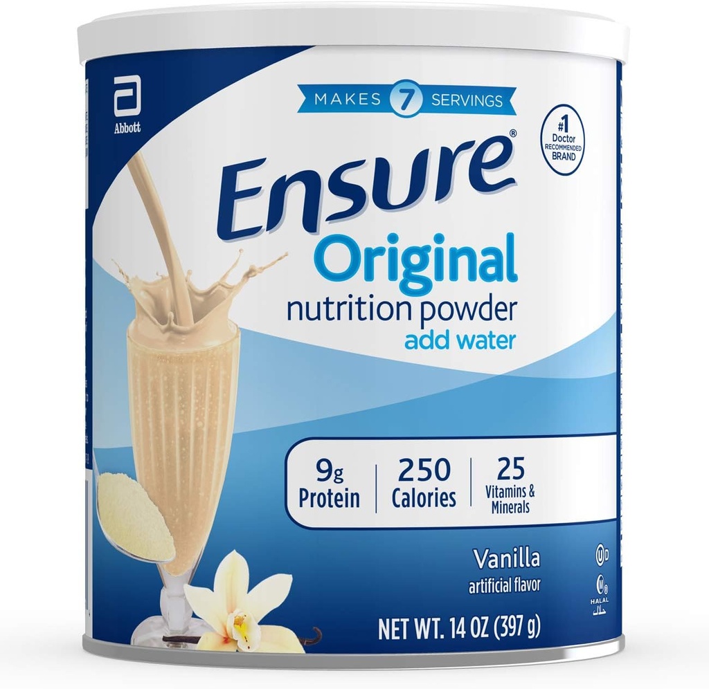 Orijinal Beslenme Shake Tozunu proteinin 9 gramı ile sağlayın, Mealchange Shakes, Vanilla, 14 ozz