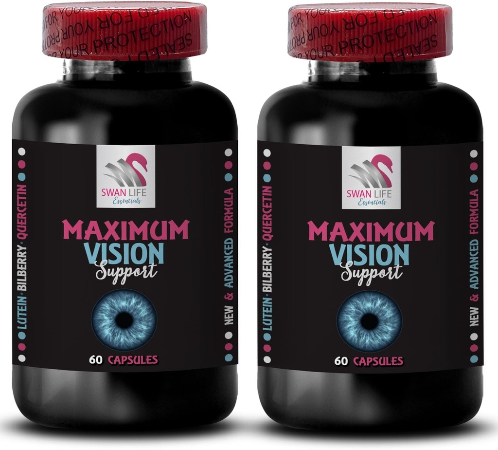 Crystal vision - EYE VISION SUPPLEMENT - Focus lens, Pure perception, Vision enhancer, Clear vision, Clearer scenes, Focus improvement, Sharp images, Focus advantage, Focused view 2 Bottle 120 Caps