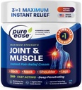 Arthritis Pain Relief Cream Cream for Back 3 in 1 maximum Instant Relief 2 OZ - Hızlı Yönlü Kas Ağrısı Ekstra Güçlü Ortak & Diz - Boy Omuz omuz ve Aşağı Geri Güçlü Formula
