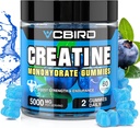Tinatine Monohidrat 5g Per Service, No Sugart Kreine Supplements Support for Strength, Performance, Energy, Recovery, Gluten-Free Kreine for Women and Men (60 Gummies)