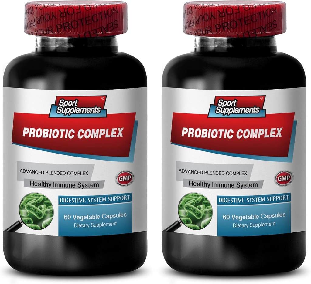 Sağlıklı Analiz - PROBIOTIC Digestive System - Probiyotik Bacillus, Digestive Supplements, bifidobacterium lactis, probiyotik Multi Enzyme Digestive Formula, 2B 120 Caps