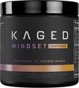 Kaged Nootropic Formula, Mindset, Focus ve Verimlilik Tamam, Pure Caffeine, Geliştirilmiş Memory, Mood, Clarity, 30 Hizmetler
