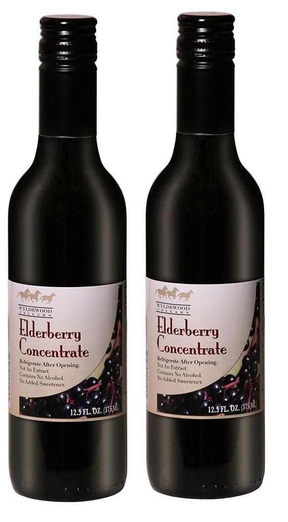 Elderberry Juice 12.5 fl. oz. (Pack of 2)