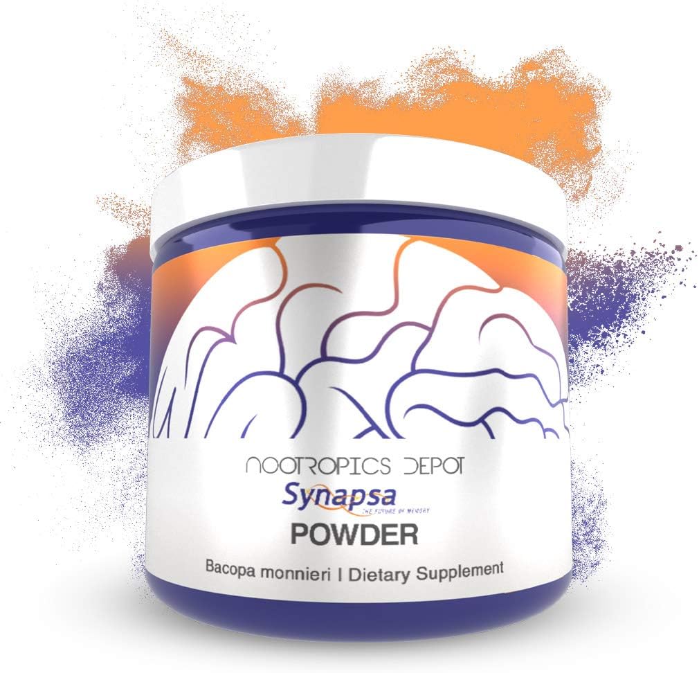 Nootropics Depot Synapsa Bacopa Monnieri Toz | 30 Grams | Tüm Plant Ekstraksiyon | Ayurveda Supplement | Klinik Olarak Öğrenmeyi Geliştirmeyi Kanıtladı