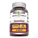 Amazing Formulas Inositol 1000 mg Supplement | Tabletler | Non-GMO | Gluten-Free | Made in USA (1 Pack, 60 Count)