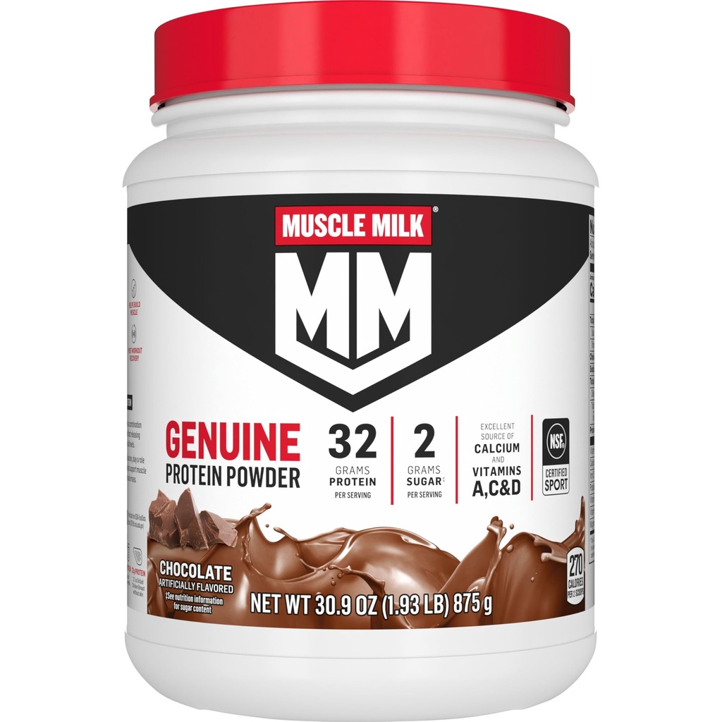 Kas Sütü Gerçek Protein Toz, Çikolata, 1.93 Pounds, 13 Hizmet, 32g Protein, 2g Sugar, Kalsiyum, Vitaminler A, C & D, NSF Spor için Onaylandı, Energize Snack, Ambalaj Vary