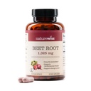 NatureWise Beet Root Capsules 1325 mg with Organic Beetroot - Nitrik Oksit Gculation and Heart Health Support - Vegan, Gluten-Free, Non-GMO - 120 Capsules[60 Day Supply]