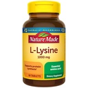 Doğa L-Lysine 1000 mg, Diyet Supplement, 60 Tablet, 60 Gün Supply