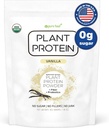 Saf Gıda: Probiyotiks ile Bitki bazlı Protein Toz | Organik, Temiz, Tüm Doğal, Vegan, Vejetaryen, Tüm Superfood Beslenme Tamamı Hayır Katkılarla Tamamlandı | DW (Vanilla)