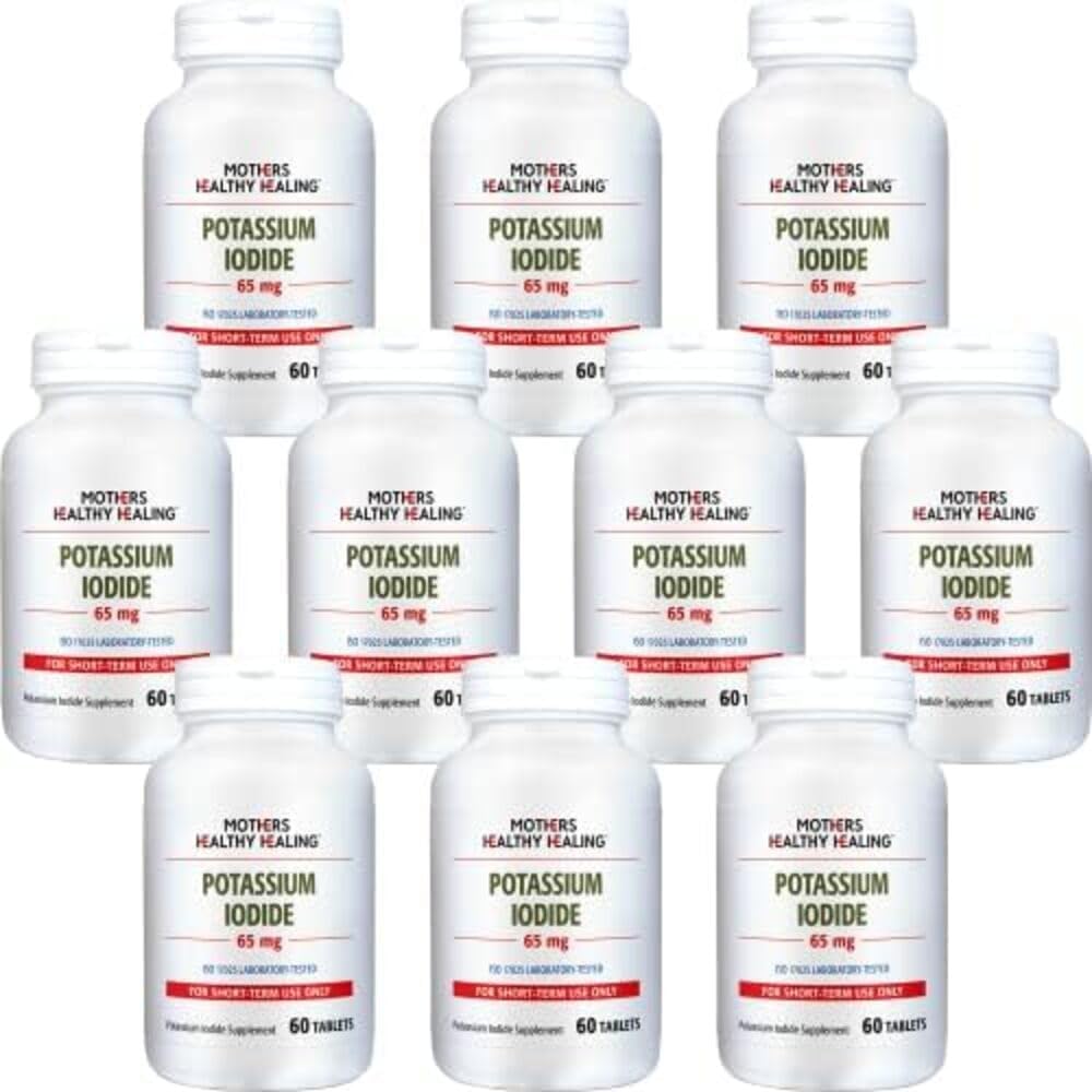Potasyum Iodide 65 mg KI Supplement | 600 Piyal Iodide Tabletler | (Short Term Use Only) Pyumine - YODO Naciente