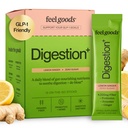 Goods Gut Guardian, Organik Fiber, Probiyotik & Prebiyotik Toz, Sugar Free, Herbs for Bloat, Gut Health Support, Digestive Health for Men & Women, Non GMO, Vegan, Lemon Ginger, 15 Count