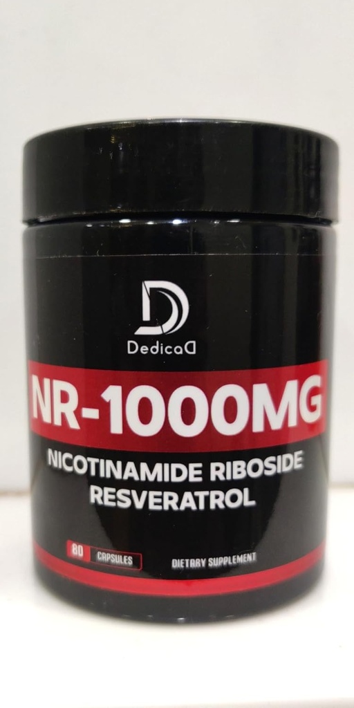 Nicotinamid Riboside ve Trans Resveratrol ile NAD Supplement - Erkekler ve Kadınlar için NR - 80 Capsules