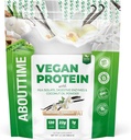 Time Vegan Protein Toz 22g Vanilla, Natural Materialss, Non-GMO, Plantive, Gluten Free, Soy Free, Dairy Free, 32 Hizmet