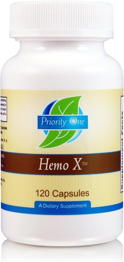 Öncelik One Vitamins Hemo-X 120 Capsules - Encourages Normal kırmızı Kan Hücre Üretimi ve Demir Tahtasyonu.*