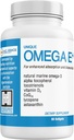 UNIQUE E A.C. Grace Company Omega E + - Fish Oil Supplement - Marine Omega-3 Fatty Acids, Vitamin E, Vitamin D3 ve CoQ10 - Kalp, Beyin ve Skin Health - 60 Softgels