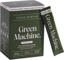 Fleur Marche Green Machine Super Greens Toz Paketleri - Organik Yeşiller, Meyve ve Probiyotikler - Digestion, Energy, Microbiome Support & Detox - On-go Green Juice - 14 Packets