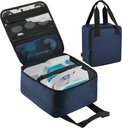 Beautyflier Nose Clean Storage Bag, Travel Safety Case for Navage Nasal Irrigation System, Countertop Caddy Portable Neti Pot Signing Case, Koruyucu Nose Clean Bag with Tutray (Bag Only)