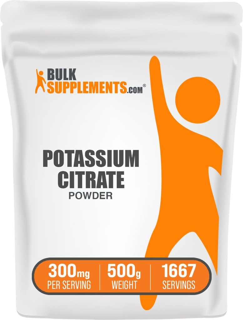 BulkSupplements.com P properties Citrate Toz - Hydration Support, Mineral Supplement, Pyum 99 mg - Gluten Free, 300 mg per Service, 500g (1.1 lbs) (Paket of 1)