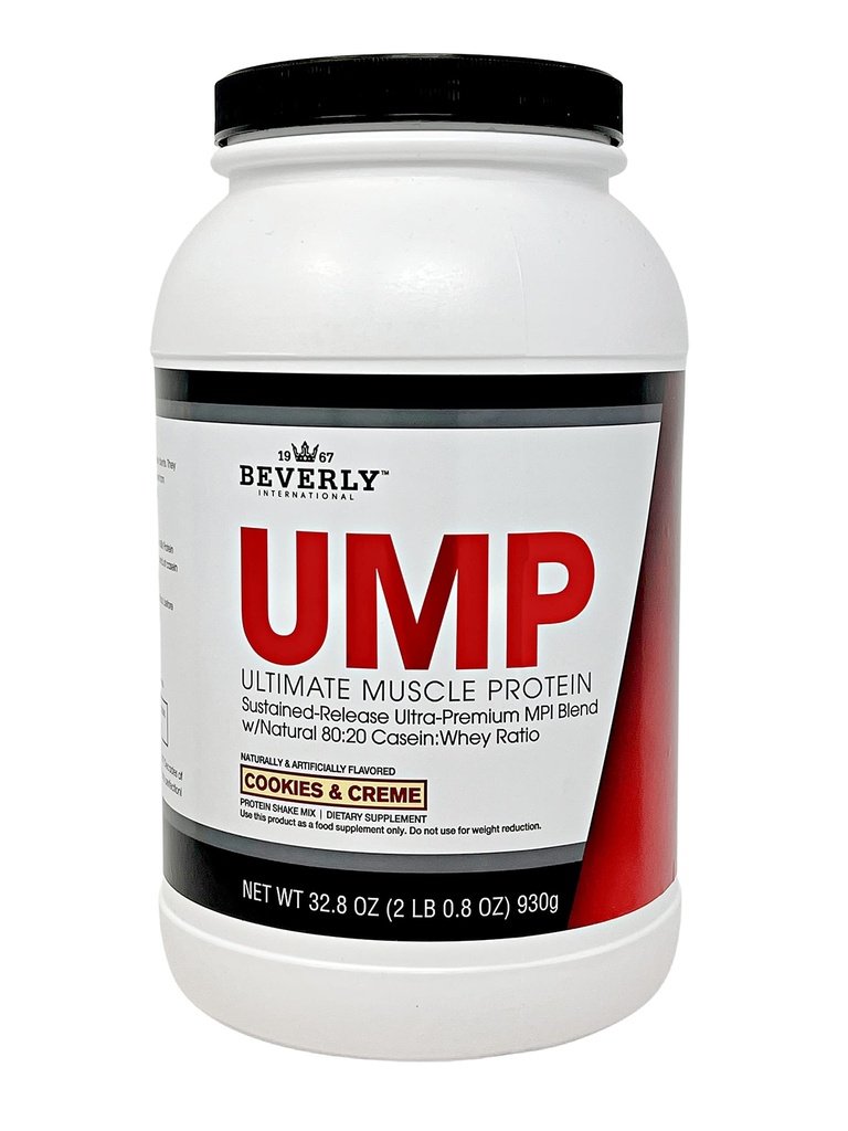 Beverly International UMP protein Toz, Kurabiyeler ve Krem. Benzersiz Whey-Casein Oran Yapılar Lean Muscle. Easy to Digest. No Bloat. (32.8 oz) 2lb .8 oz