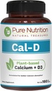 Saf Beslenme Cal D - VIT D3 K2 ve | Magnezyum | 180 Tabs | 500 mg Bone Health için Algaedis Supplement