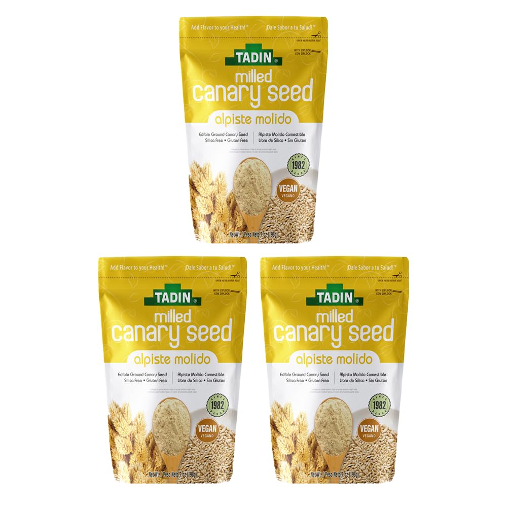 Ground Canary Seed 100% Doğal Diyetsel Ekle İnsan Tüketimi (3 P...