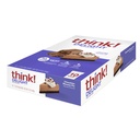 Düşün! Delight, Keto Protein Barlar, Sağlıklı Low Carb, Gluten Free Snack - Chocolate Mousse Pie, 10 Kont (Pazar Mayıs Vary)