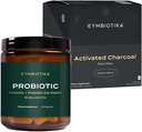 CYMBIOTIKA Probiyotik 50 Milyar CFU & Aktif Charcoal Liquid Supplement, Erkekler ve Kadınlar için Sağlıklı Digestion, Stomach Detox & Digestive Relief, Helps Alleviate Gas & Bloating, Easy to Use