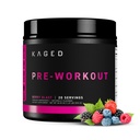 Kaged Original Pre Workout Toz | Berry Blast | Pre-Workout with Tinatine, Beta Alanine, L-Citrulline, BCAAs | 274 mg Organic Caffeine | Pre Supplements for Men & Women | 20 Servisler