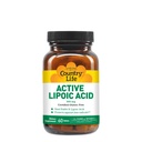 Country Life R-Alpha Lipoic Acid Kompleksi 300 mg - Alfa-Lipoic Acid 270 mg & R-Lipoic Acid 30 mg - Antioksi Support - No Yeast, Corn, Buğday, Soy, Gluten, Milk - Alfa Lipoic Asit Supplement