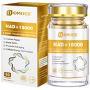 OMOGS NAD+ 300 mg + Trans-Resveratrol 200 mg, Pure NAD Supplement, Max Aborpsiyon, DNA Onarımı, Sağlıklı Ağlama, Hücre Enerji ve Uzun Yer, 60 Capsules