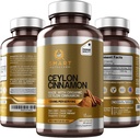 Smart Nutra Labs Organik Ceylon Cinnamon Supplement 1200 mg hizmet başına, 180 Vegan Capsules, 100% Pure, True Ceylon Cinnamon