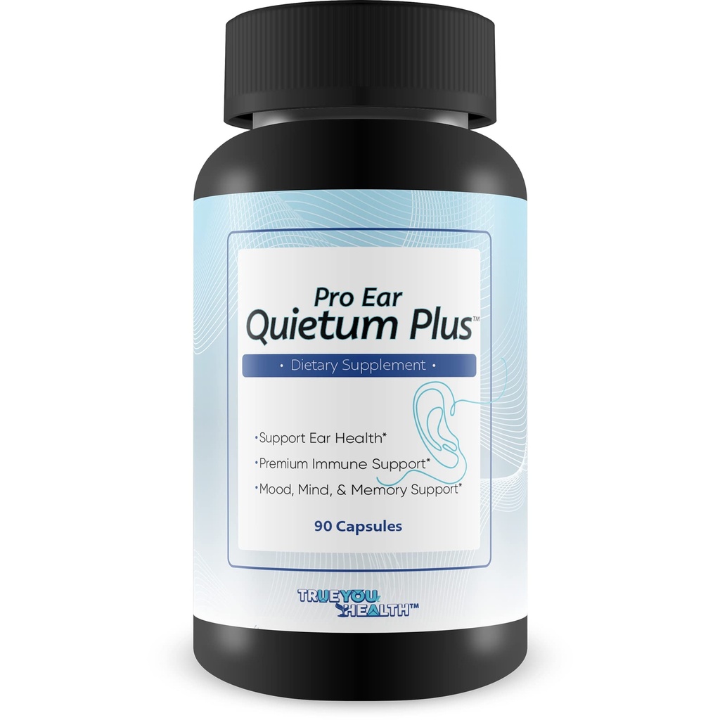 Pro Ear Quietum Plus - Sağlık Auditory Sistemini Geliştirmek için Doğal Kulak Destek Desteği - İç Kulak ve Orta Kulak Sağlığı - Desteği Azaltıcı Ear Ringing & Buzzing - Sağlıklı İşitmeyi Teşvik Etmek - Sağlıklı işitmek