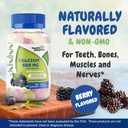 Vitamin D3 1000 IU Gummies ile 50 mg | Günlük Diyet Tamam | Kemik Gücü, Büyüme, Dişler | Yetişkinler için, Gençler, Çocuklar | Great Tasting Natural Berry Flavor Vitamin Gummy