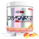 EHP Laboratuvarları OxyShred Pre Workout Toz - L Glutamine & Acetyl L Carnitine, Energy Boost Drink - Peach Ring, 60 Hizmetler