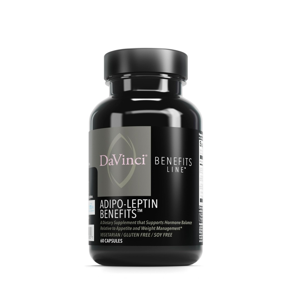DAVINCI Laboratuvarları Adipo-Leptin Faydaları Diyetsel Supplement - Hormon Denge Desteği ve Metabolism Yeşil Çay Ekstraksiyonu ile Destek, Yeşil Kahve Bean Ekstra ve Daha Fazla * - 60 Vejetaryen Capsules (30 Hizmet)