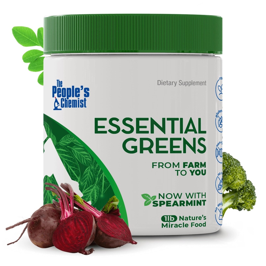 İnsanlar Chemist The Essential Greens Toz – Organik Moringa, Spirulina, Beetroot ve Probiyotiks