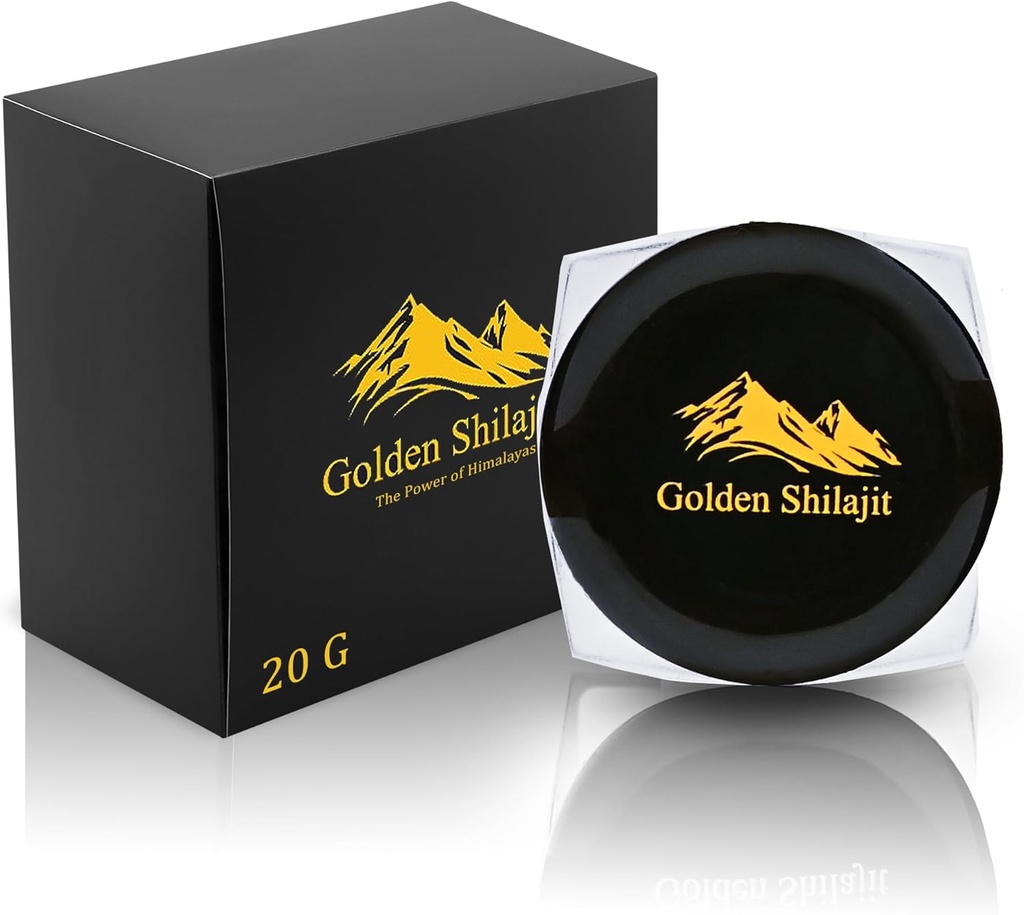 Kadınlar ve Erkekler için Shilajit Saf Himalaya Organik shilajit Giyim - Altın Sınıf 20000 mg 100% Saf Shilajit Contains Fulvic Acid ve Trace Minerals shilajit Supplement -1 Pack