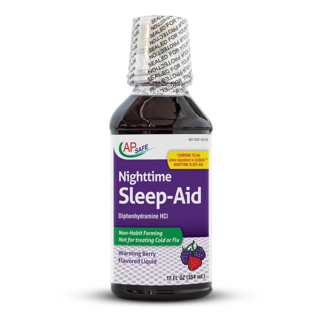Nighttime Sleep-Aid Liquid for Yetişkinler, AP Güvenli